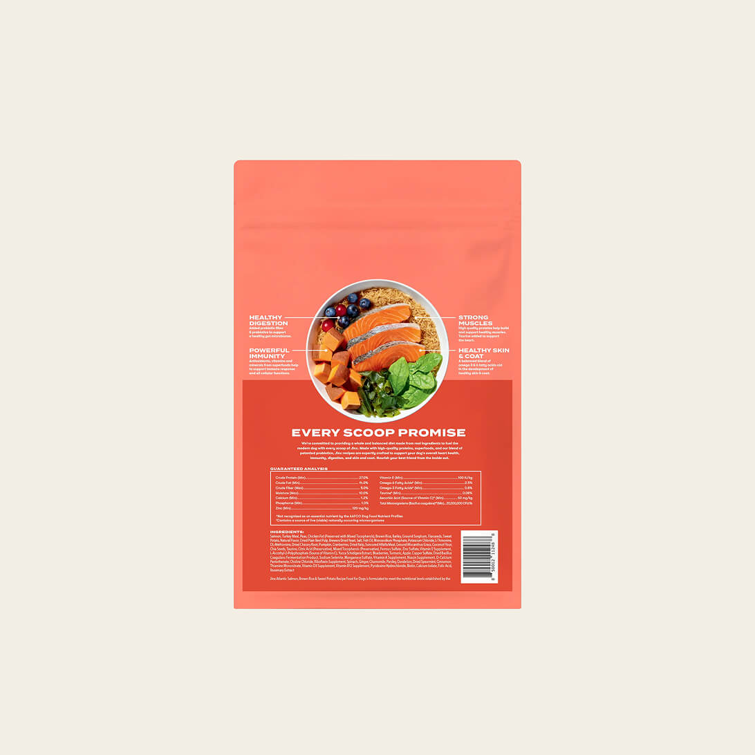 Atlantic salmon dog food sampler