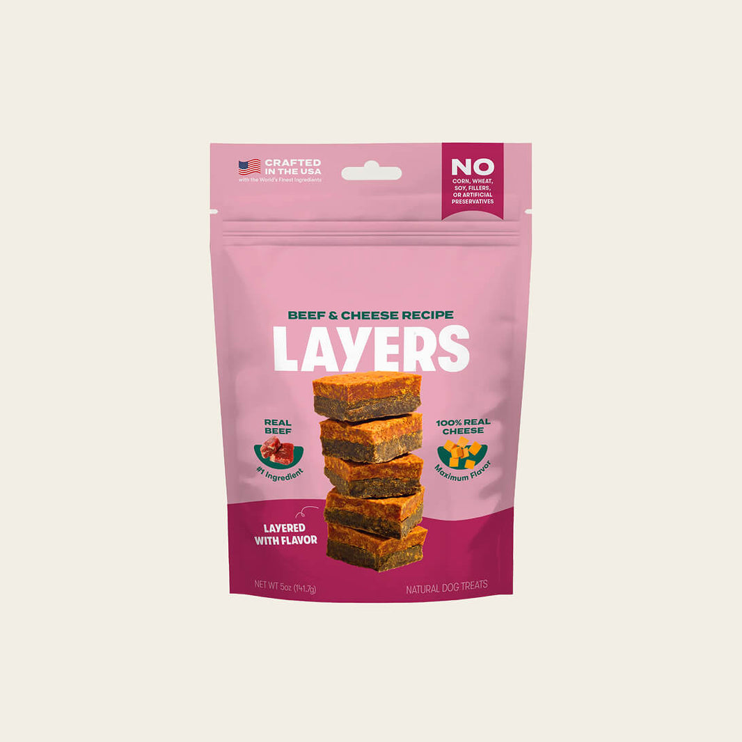 Beef and cheese layer