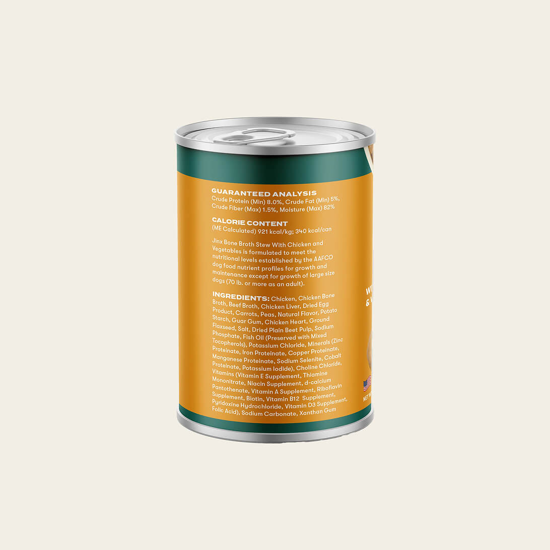 Chicken bone broth stew