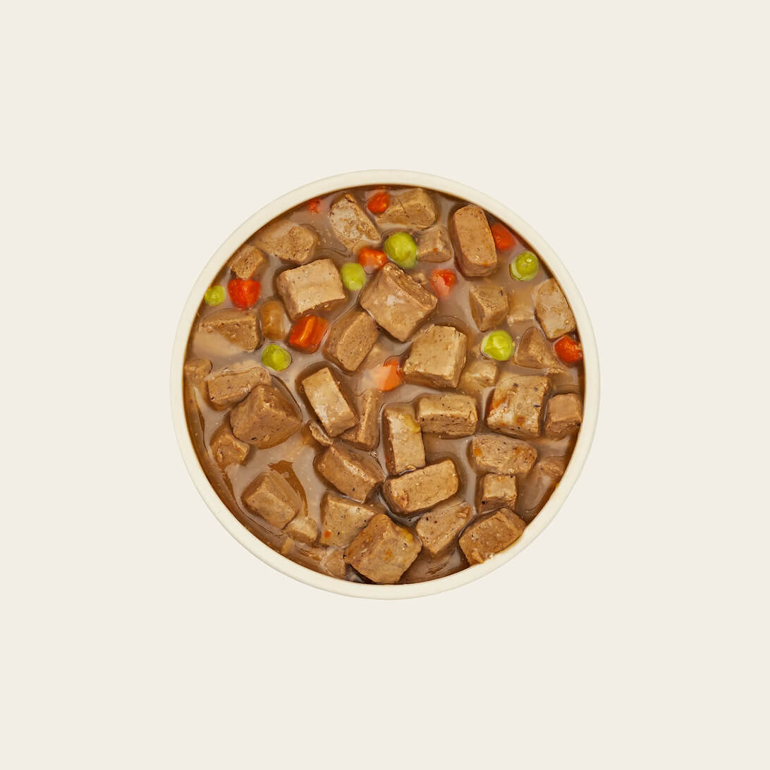 Chicken bone broth stew