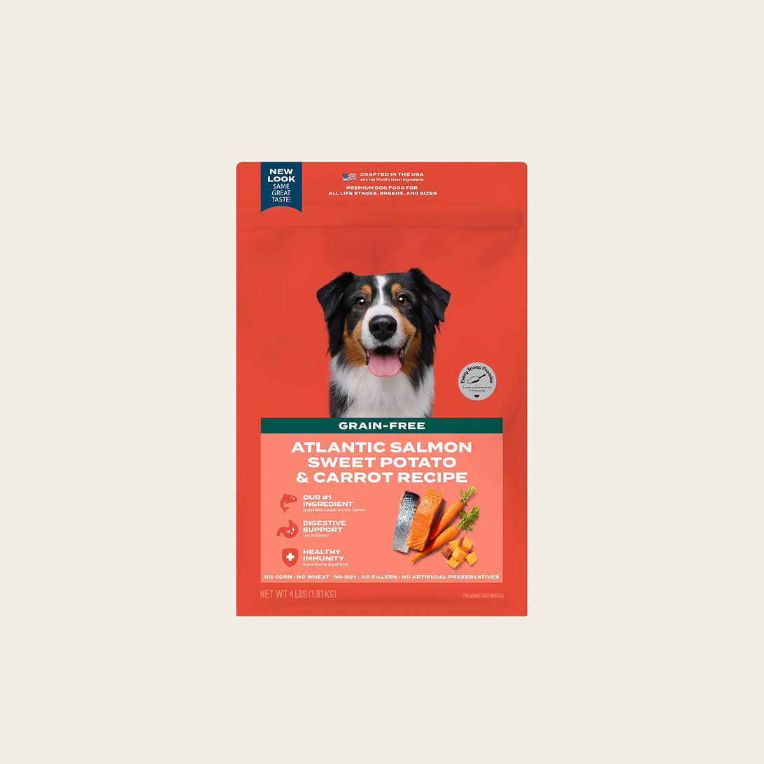 Grain-free Atlantic salmon dog food
