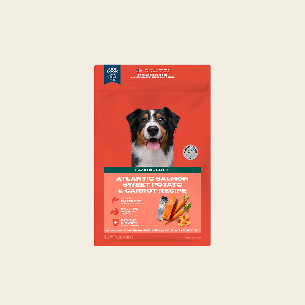 Grain-free Atlantic salmon dog food