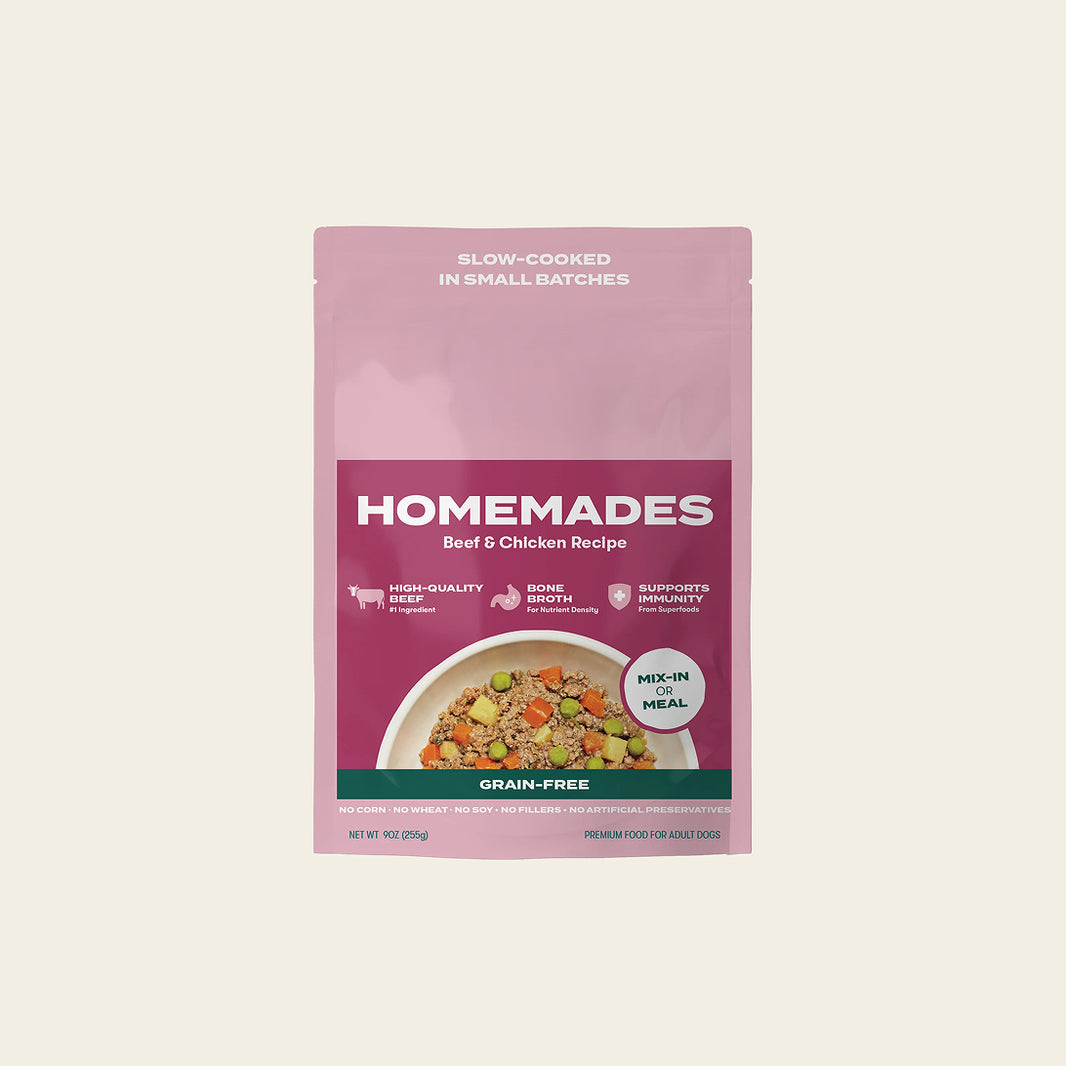 Grain-free beef & chicken homemade