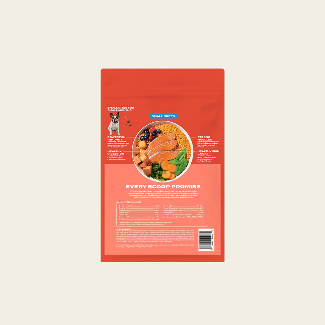 Small breed Grain-free Atlantic salmon dog food